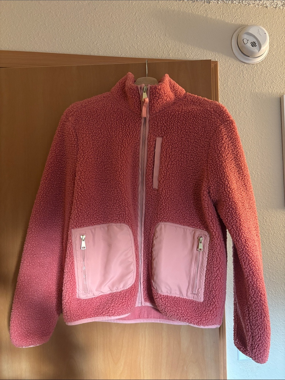 Pink Sherpa Jacket